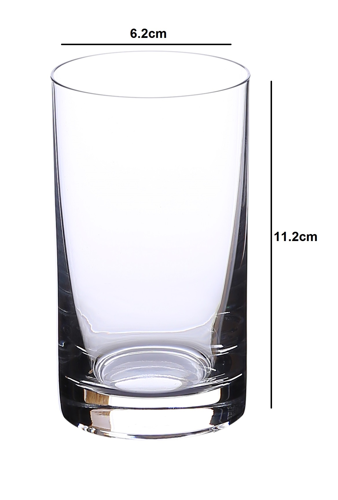 Bohemia Crystal Barline Water  Juice Drinking Glass Set 230 ML Set of 6pcs