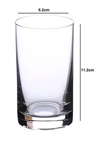 Bohemia Crystal Barline Water  Juice Drinking Glass Set 230 ML Set of 6pcs