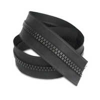 5 Number Vizlon Zipper Roll - Plastic, Open End, Adaptable Size and Color | Resilient Design, Transparent Components for Modern Aesthetic