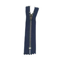 4yg Jeans Blue Zipper - Brass Metal, Close End, Available In All Colors | Garment Application, Suitable For All Sizes, Durable Design