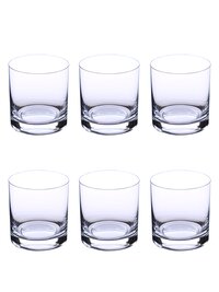 Bohemia Crystal Barline Whiskey Glass Set 280ml Set of 6