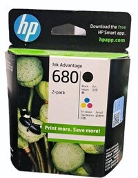 HP 680 2-pack Black Original Ink  Cartridges