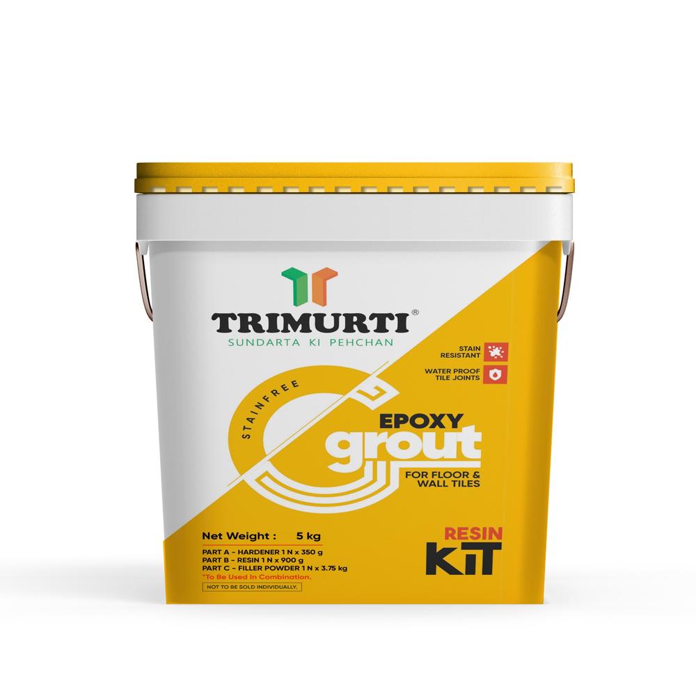 Trimurti 5 Kg Epoxy Grout With Filler Powder - Application: Wet Areas Such As Bathrooms