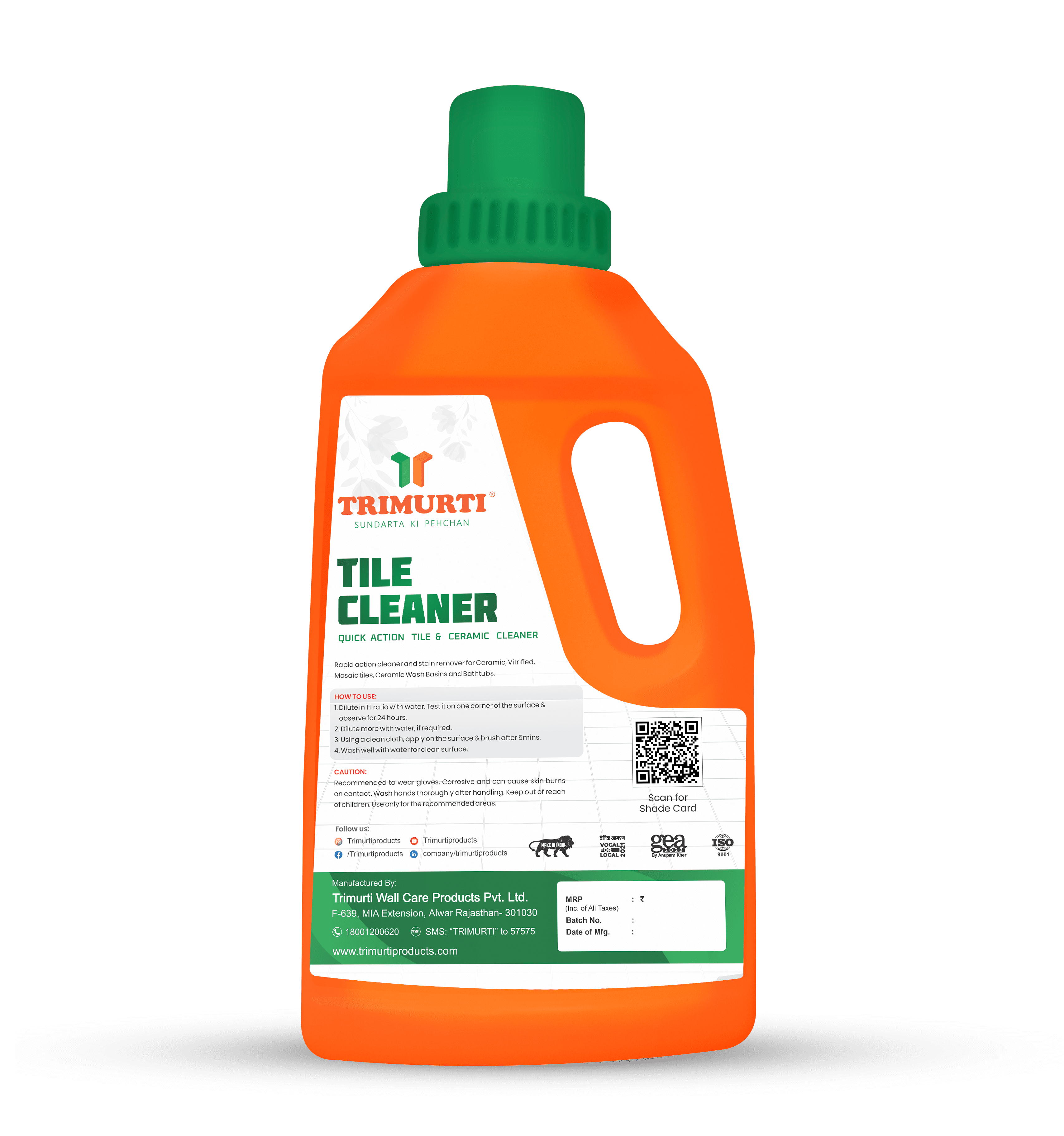 Trimurti 1 L Tile Cleaner