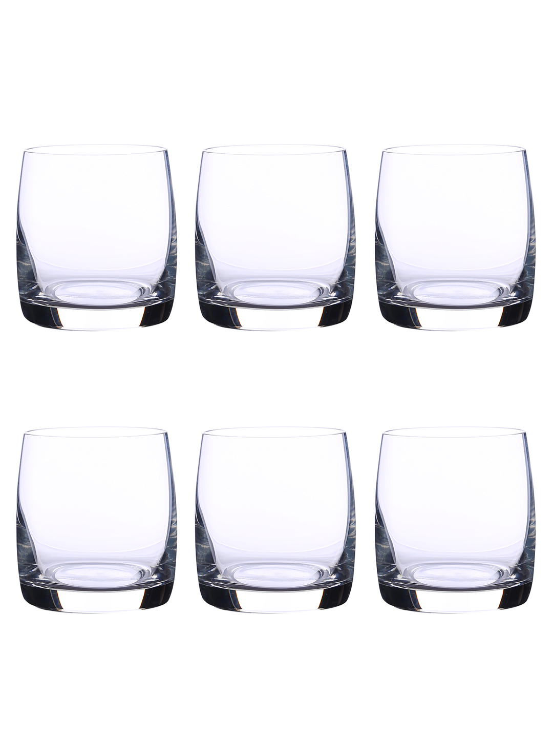 Bohemia Crystal Ideal Whiskey Glass Set 290ml Set of 6 Transparent