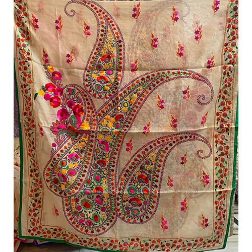 Hand Embroidered Madhubani Dupattas