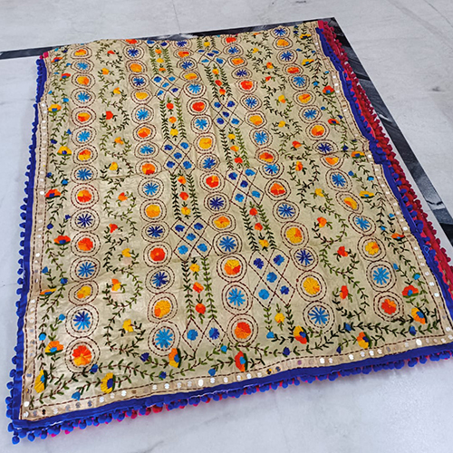 Hand Embroidered Heavy Designer Phulkari Dupatta