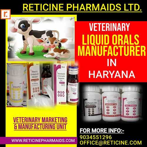 VETERINARY LIQUID ORAL MANUFACTURER IN HARYANA