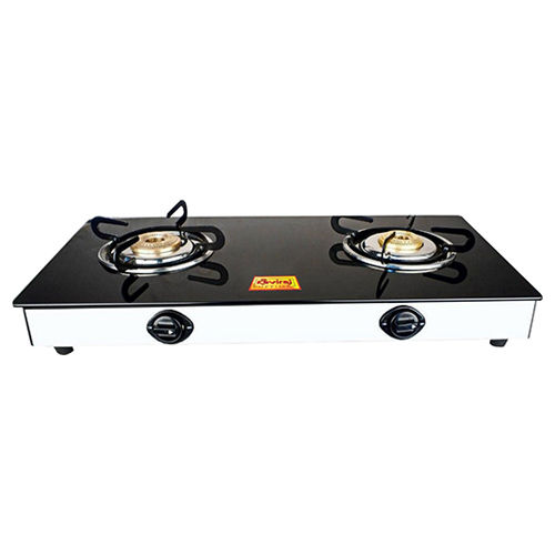 Manual Kaviraj Optima Lpg Glass Top 2 Burner Gas Stove