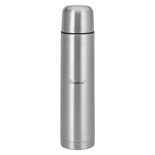 Silver Kaviraj 1000 Ml Vacuum Bullet Flask