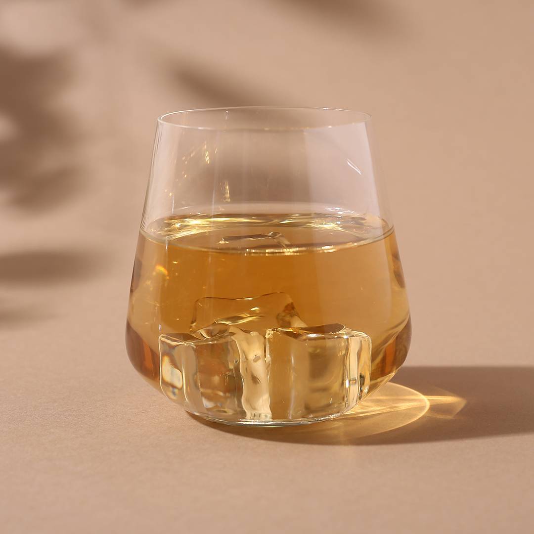 Bohemia Crystal Sandra Whiskey Glass Set 290ml Set of 6 Transparent