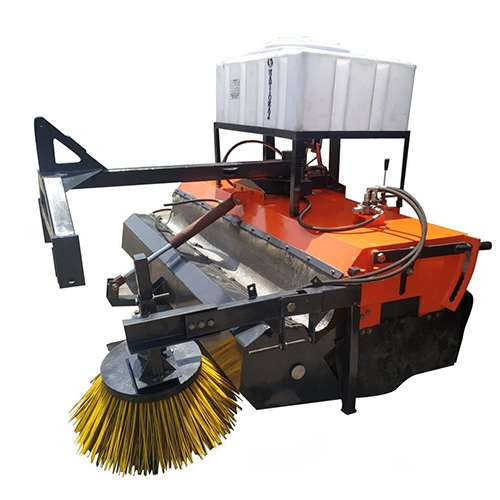 Road Sweeping Machine - Color: Black