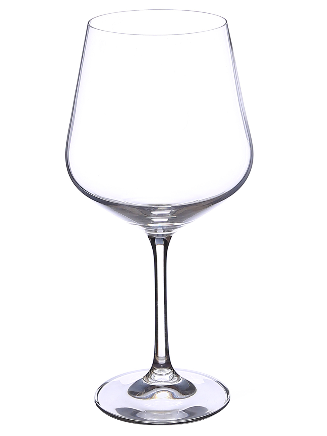 Bohemia Crystal Sandra Red Wine Glass Set 570ml Set of 6 Transparent