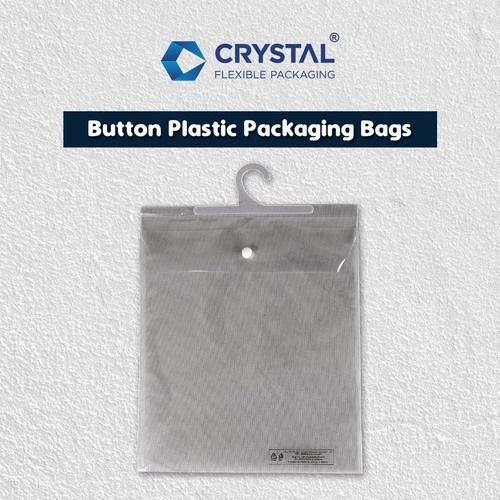 Button Plastic Packaging Bags