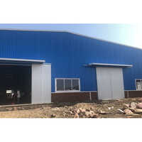 Prefabricated  Buildings Steel Shed - Color: Blue
