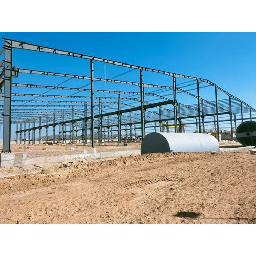 Grey Warehouse Mild Steel Shed