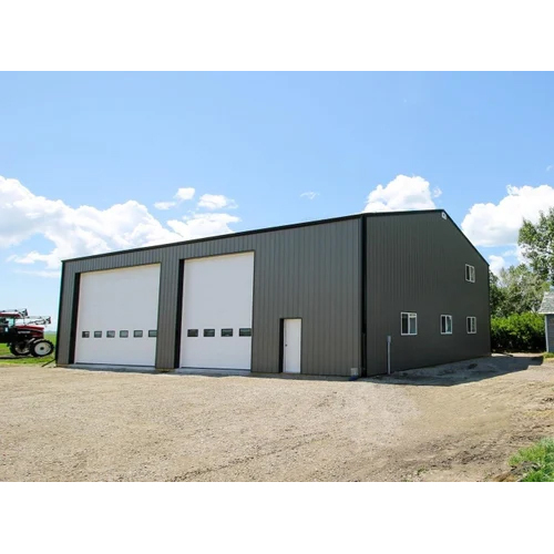 Mild Steel Industrial Warehouse Shed