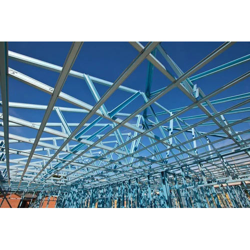 Grey Structural Steel Structure