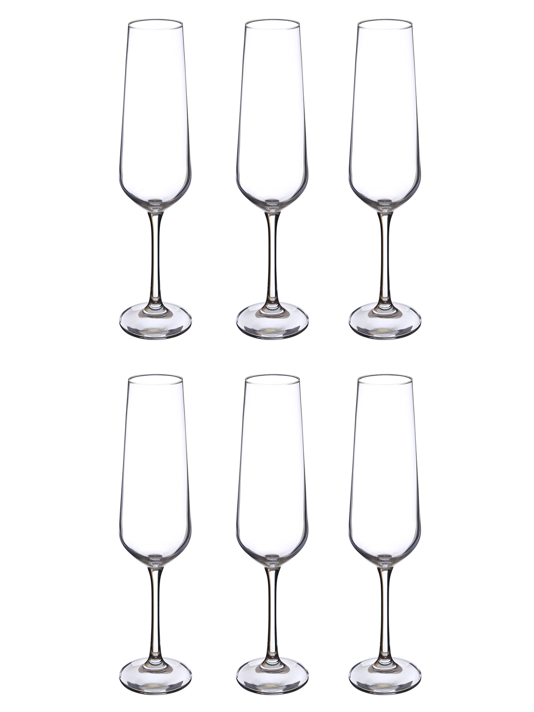 Bohemia Crystal Sandra Champagne Flute Set 200ml Set of 6