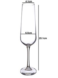 Bohemia Crystal Sandra Champagne Flute Set 200ml Set of 6