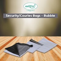 Plastic Courier Bag - High-density Polyethylene, Standard Size, White | Security Features, Adhesive Seal, Bubble Protection, Envelope Style