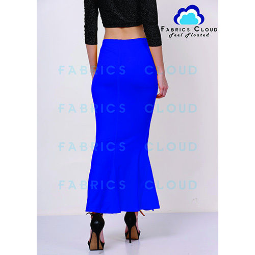 Saree Petticoat (Flared and Stretchable With Drawstring ) (Blue)