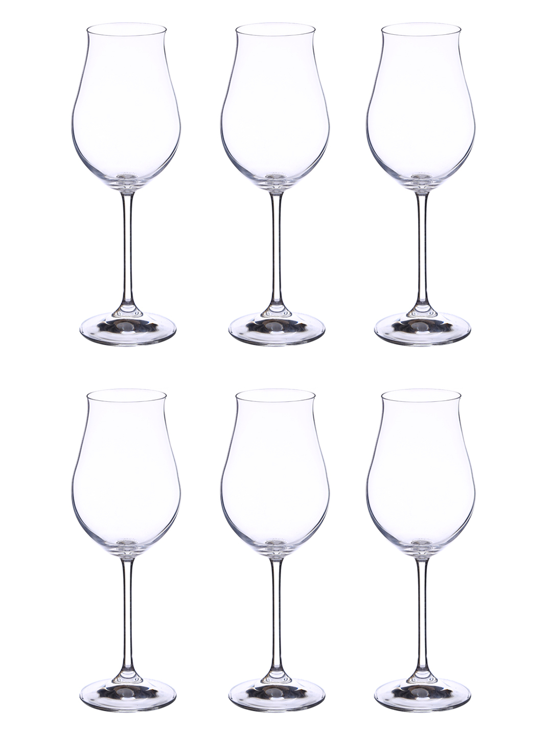 bohemia crystal Attimo White Wine Glass Set 250ml Set of 6 Transparent