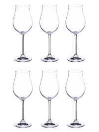 bohemia crystal Attimo White Wine Glass Set 250ml Set of 6 Transparent
