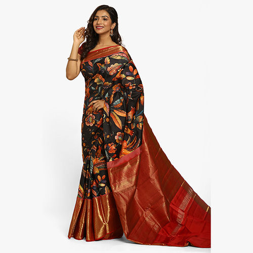 Ladies Multicolor Silk Saree