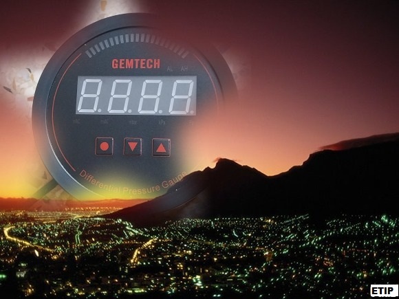 GEMTECH Series 3000 Digital Pressure Gauge Range 0 to 3000 PAC