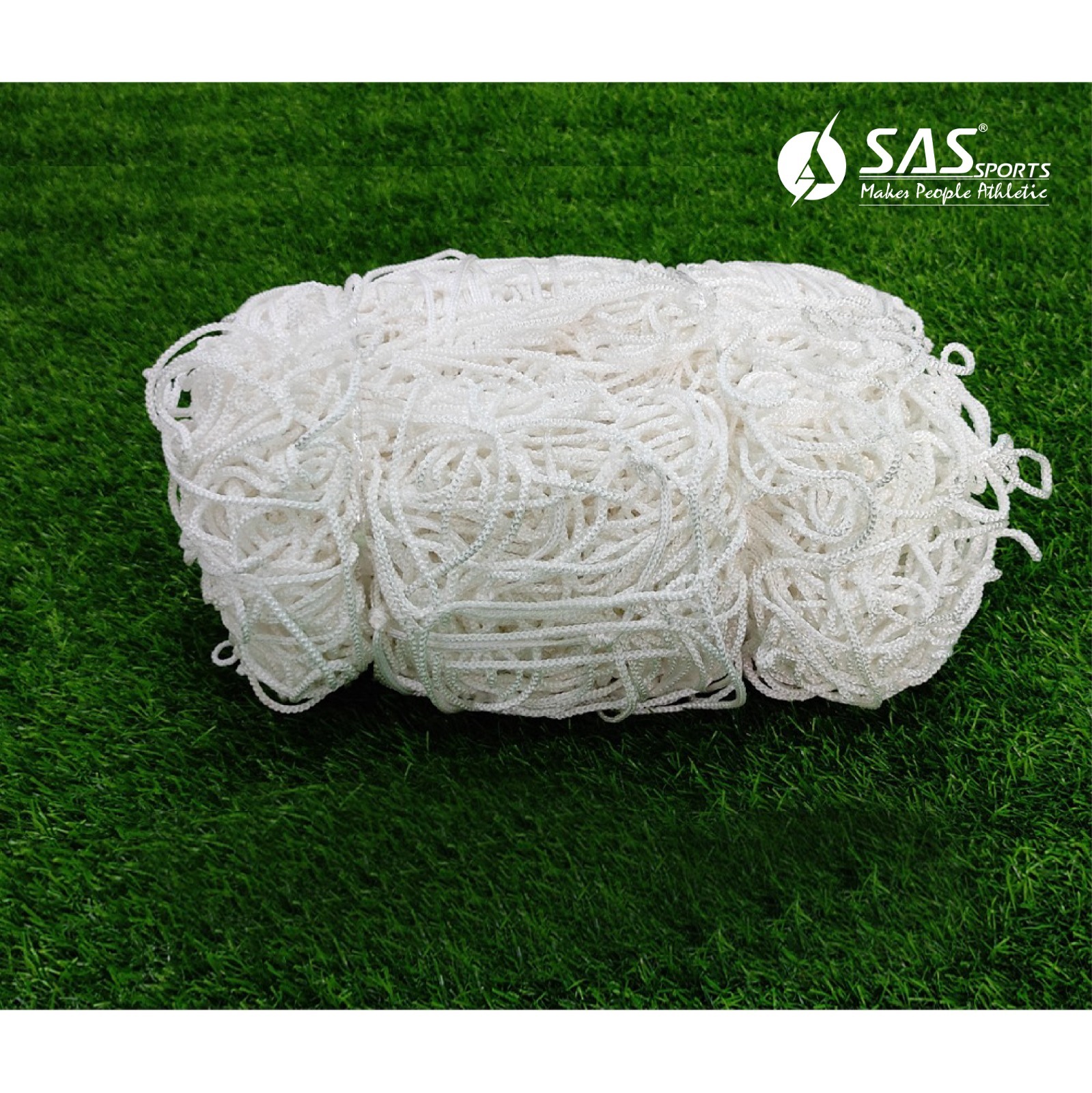 SAS Sports  PVC Football Goal Post Net 8X6