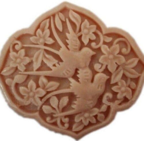 Birds with Flowers and Leaves Design Soap Moulds