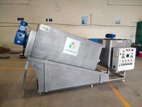 Compact Screw Press Sludge Dewatering Machine For Stp Etp - Automatic Grade: Full Automatic