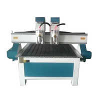 Double Head CNC Wood Engraving - 2000x3000 mm Working Area, 3 kW Spindle Power, Automatic Operation, Low Energy Consumption