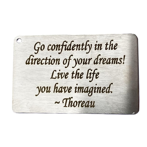 Go Confidently Wallet Card