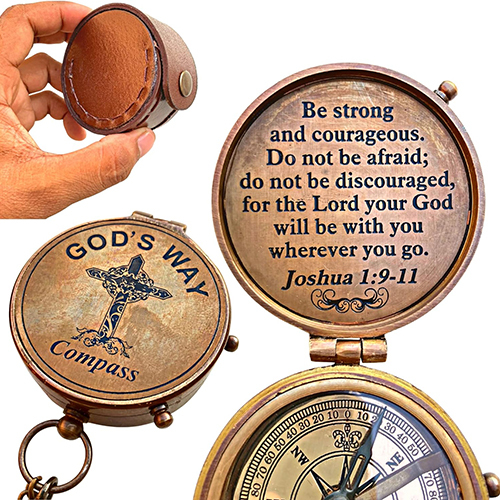 God's Way Compass Baptism Gifts for Boys