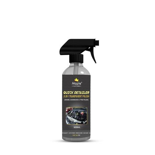 Maple Car Care Quick Detailer (500ml) Premium Polish For Tyre Dashboard And Engine