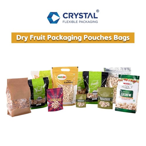 Dry Fruit Zipper Pouches Bags