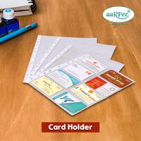 Display Leaves Inner Card Holders - Durable Plastic, Standard Size, Multicolour | Transparent And Solid Leaf Compartment Design For Organized Card Display