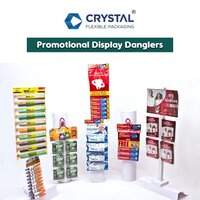 Promotional Display Danglers - Laminated Material, 80-550mm Length X 80-350mm Width, Glossy Finish | Customizable Size For Eye-catching Advertising
