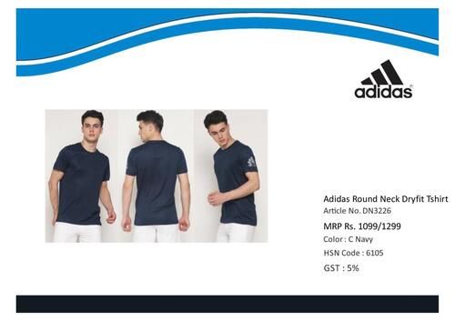 Adidas T-Shirt Round Neck Dry Fit