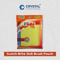 Scotch Brite Sink Brush Pouch - Plastic, 175-600mm Length X 90-450mm Width, Glossy/matt Finish | Eco-friendly, Multi-style Options Available