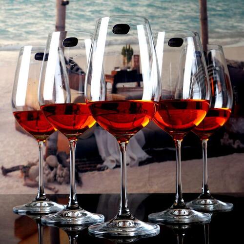 bohemia crystal Viola White Wine Glass Set 250ml Set of 6 Transparent