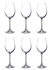 bohemia crystal Viola White Wine Glass Set 250ml Set of 6 Transparent