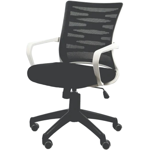 Contour White Office Staff Chair