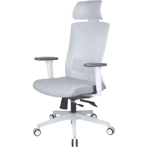 Olympus White HB Executive Mesh Chair