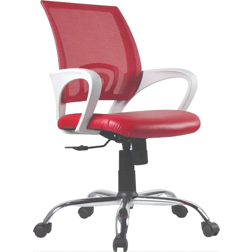 Swing White Office Staff Chair