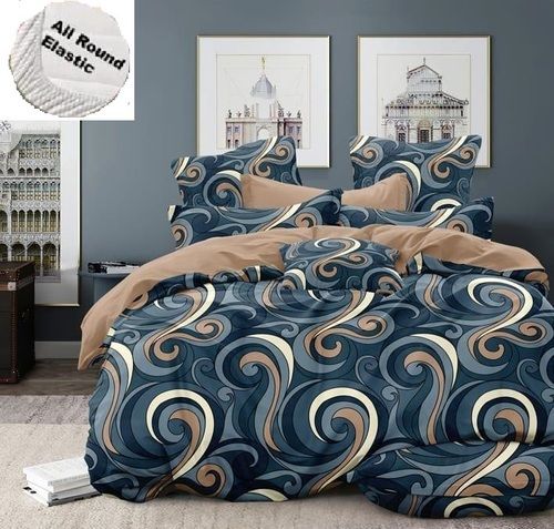 Glace Cotton Fitted Bedsheet