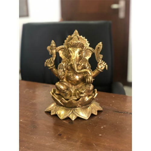 MB-4090C GANESH SITTING ON LOTUS BASE FINE