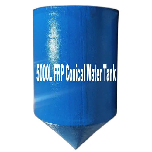 5000 Ltr Frp Conical Water Tank Application: Industrial